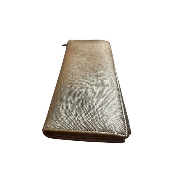 Prada Gold Saffiano Ziparound Zippy Long Wallet - Picture 10 of 16